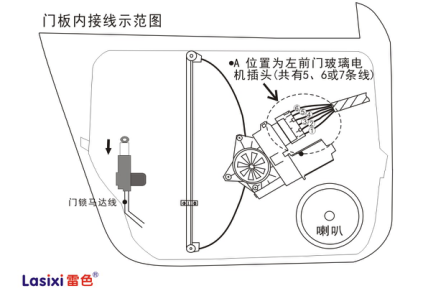 左前窗有沒(méi)一鍵升窗怎樣判斷升窗器車型的高低配